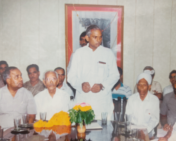 Prof. Parmanand Adhir During Meeting