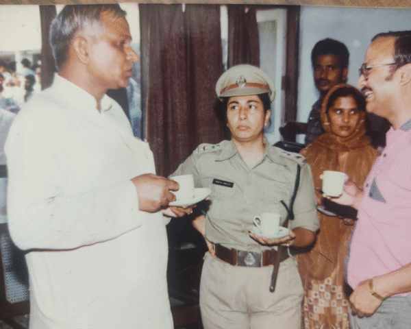 Prof. Parmanand Adhir with Bureaucrats during his Ministerial Tenure