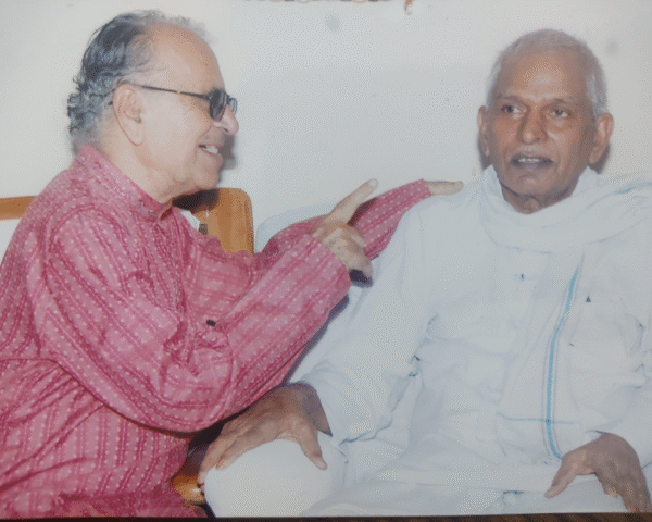 Prof. Parmanand Adhir with Udbahnuhasn Rajy Kavi Haryana