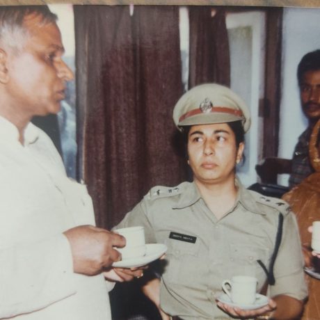 Prof. Parmanand Adhir with Bureaucrats during Ministerial Tenure – Sudhir Tanwar